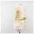 CHANEL Matelasse Chain Shoulder Bag Lamb Skin White Gold CC Auth 193136 Bianco D'oro - vista 24