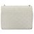 CHANEL Matelasse Chain Shoulder Bag Lamb Skin White Gold CC Auth 193136 Bianco D'oro - vista 3