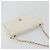 CHANEL Matelasse Chain Shoulder Bag Lamb Skin White Gold CC Auth 193136 Bianco D'oro - vista 6