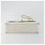 CHANEL Matelasse Chain Shoulder Bag Lamb Skin White Gold CC Auth 193136 Bianco D'oro - vista 9