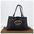 GUCCI Nuovo sacca Brit in pelle nera e oro 162094 Auth bs36279 Nero D'oro - vista 23