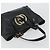 GUCCI Nuovo sacca Brit in pelle nera e oro 162094 Auth bs36279 Nero D'oro - vista 6