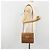 Salvatore Ferragamo Gancini Schultertasche Leder Braun Gold Auth 193110 Golden - Ansicht 23