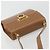 Salvatore Ferragamo Gancini Schultertasche Leder Braun Gold Auth 193110 Golden - Ansicht 6