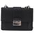 Saffiano Borsa a Spalla con Catena PRADA in pelle Safiano Nero Argento Auth ka5415 - vista 2