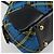 Borsa Vivienne Westwood in tela blu e oro Auth 194607A D'oro - vista 11