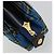 Borsa Vivienne Westwood in tela blu e oro Auth 194607A D'oro - vista 15