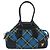 Borsa Vivienne Westwood in tela blu e oro Auth 194607A D'oro - vista 2