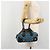 Borsa Vivienne Westwood in tela blu e oro Auth 194607A D'oro - vista 23