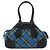 Borsa Vivienne Westwood in tela blu e oro Auth 194607A D'oro - vista 3