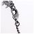 Collana CHANEL COCO Mark Stone in metallo argento CC Autentica yk20638M - vista 14