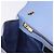 Borsa a Spalla Salvatore Ferragamo Vala Chain in Pelle Blu e Oro Autentica BA14158 D'oro - vista 20