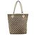 Borsa Tote GUCCI GG Canvas Beige Oro 120836 Auth BA14113 D'oro - vista 2