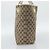 Borsa Tote GUCCI GG Canvas Beige Oro 120836 Auth BA14113 D'oro - vista 5