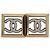 Orecchini CHANEL Metallo Tonalità Oro White CC Auth ar14117M Bianco - vista 2