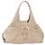 Bulgari Borsa Tote BVLGARI Chandra in pelle beige oro Auth BA14122 D'oro - vista 2