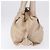 Bulgari Borsa Tote BVLGARI Chandra in pelle beige oro Auth BA14122 D'oro - vista 5