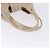 Bulgari Borsa Tote BVLGARI Chandra in pelle beige oro Auth BA14122 D'oro - vista 7
