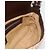 Borsa a tracolla FENDI Mamma Baguette in tela con perline beige argento Auth 189253SM - vista 20