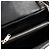 SAINT LAURENT - Borsa a tracolla Loulou Medium Saint Laurent in pelle liscia nera Nero - vista 7