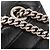 SAINT LAURENT - Borsa a tracolla Loulou Medium in pelle liscia nera Nero - vista 10