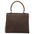 Céline CELINE Macadam Handtasche aus PVC und Leder Braun Goldfarben Authentisch ep15431 - Ansicht 3