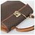 Céline CELINE Macadam Handtasche aus PVC und Leder Braun Goldfarben Authentisch ep15431 - Ansicht 6