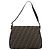 FENDI Zucca Canvas Mamma Baguette Borsa a Spalla Marrone Nero Auth 193847V - vista 3