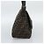 FENDI Zucca Canvas Mamma Baguette Borsa a Spalla Marrone Nero Auth 193847V - vista 4