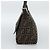 FENDI Zucca Canvas Mamma Baguette Borsa a Spalla Marrone Nero Auth 193847V - vista 5