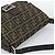 FENDI Zucca Canvas Mamma Baguette Borsa a Spalla Marrone Nero Auth 193847V - vista 6