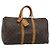 LOUIS VUITTON Borsa Boston Monogram Keepall 50 M41426 LV Auth 192652 Monogramma