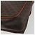 Céline Borsa a Spalla CELINE Macadam Canvas PVC Pelle Marrone Oro Auth 191139 D'oro - vista 12
