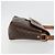 Céline Borsa a Spalla CELINE Macadam Canvas PVC Pelle Marrone Oro Auth 191139 D'oro - vista 4