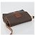 Céline Borsa a Spalla CELINE Macadam Canvas PVC Pelle Marrone Oro Auth 191139 D'oro - vista 6