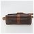 Céline Borsa a Spalla CELINE Macadam Canvas PVC Pelle Marrone Oro Auth 191139 D'oro - vista 9