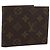 LOUIS VUITTON Monogram Eclipse Portefeuille Marco NM Cartera LV Auth BA14276 Monograma