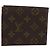 LOUIS VUITTON Monogram Eclipse Portefeuille Marco NM Cartera LV Auth BA14276 Monograma - vista 2