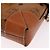 Bolsa de ombro MCM Vicetos em PVC e couro marrom com detalhes dourados Auth ka5379 - vista 11