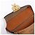 Bolsa de ombro MCM Vicetos em PVC e couro marrom com detalhes dourados Auth ka5379 - vista 15