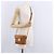 Bolsa de ombro MCM Vicetos em PVC e couro marrom com detalhes dourados Auth ka5379 - vista 21