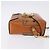 Bolsa de ombro MCM Vicetos em PVC e couro marrom com detalhes dourados Auth ka5379 - vista 4