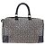 Céline Borsa Boston CELINE C Sulky in tela Navy e finiture oro Auth ep15354 Blu navy - vista 4