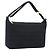 CHANEL Choco Bar Hand Bag Cotton Black Gold CC Auth 194003A Nero D'oro