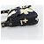 FENDI Borsa a Spalla Mamma Baguette con Ricamo Floreale Denim Navy Auth yk20668SM Blu navy - vista 4