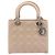 Borsa Christian Dior Lady Dior Canage Large in pelle vernice 2way Rosa Autentica 193127 Argento - vista 2