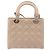Borsa Christian Dior Lady Dior Canage Large in pelle vernice 2way Rosa Autentica 193127 Argento - vista 3