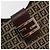 FENDI Zucchino Canvas Hand Bag Beige Gold Auth ep15560 Golden - view 15