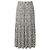 Falda midi de algodón estampado Akris Blanco / Negro - vista 3