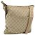 Borsa a Spalla GUCCI GG Canvas Beige Oro 145857 Auth BA14114 D'oro